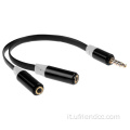 Cavo splitter microfono e cavo audio stereo